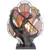 Lampada da tavolo Tiffany 35x15x44 cm color marrone