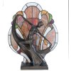 Lampada da tavolo Tiffany 35x15x44 cm color marrone
