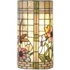 LumiLamp 5LL-8825 Lampada da parete Tiffany 20x11x36 cm Beige Verde Metallo Vetro