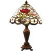 Lampada da tavolo Tiffany Ø 32x47 cm colore rosso
