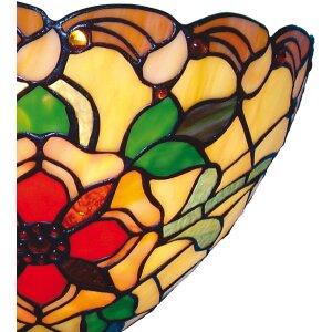 Lampada da parete TIFFANY colorata - 5LL-8841 Clayre Eef