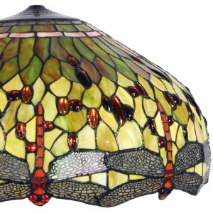 LumiLamp 5LL-9200GR Paralume Tiffany Ø 51x30 cm...
