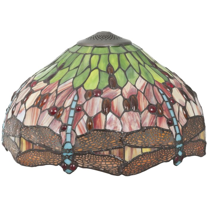 Plafoniera Tiffany Ø 40x25cm verde