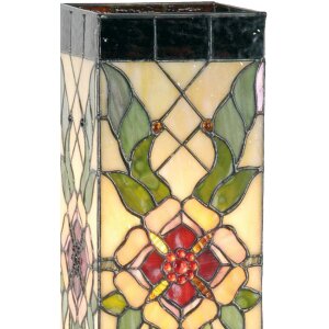 Lampada da tavolo Tiffany 18x45 cm rosa