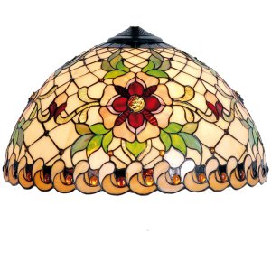 Paralume Tiffany Ø 30 cm giallo