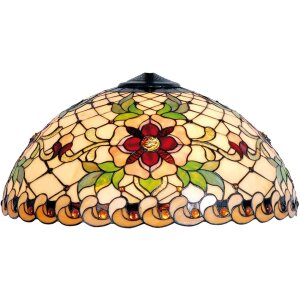 Paralume Tiffany Ø 50 cm arancione