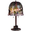 Lampada da tavolo Tiffany Ø 37x68 cm color porpora