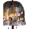 Lampada da tavolo Tiffany Ø 37x68 cm color porpora