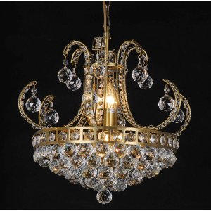 LumiLamp 5LL-CR33 Lampadario Ø 50x43-168 cm Vetro...