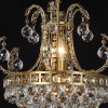 LumiLamp 5LL-CR33 Lampadario Ø 50x43-168 cm Vetro metallico color oro