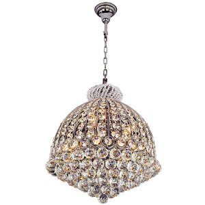 Lampadario Ø 48 cm ferro-vetro - 5LL-CR36 Clayre Eef