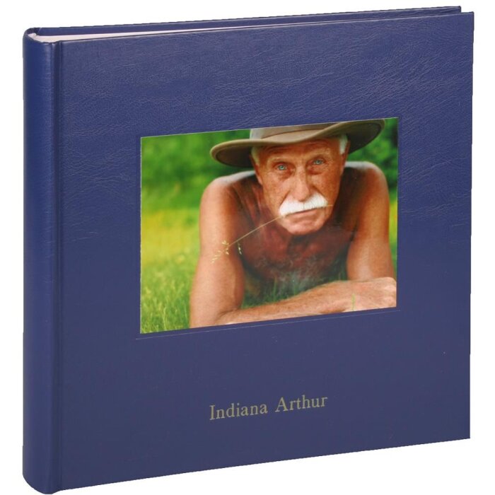 HNFD Album fotografico KOLARA blu 30x30 cm con foto + testo 100 pagine bianche