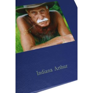 HNFD Album fotografico KOLARA blu 30x30 cm con foto + testo 100 pagine bianche