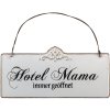Piastra di testo Hotel Mama - 63145 Clayre Eef bianco