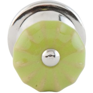 Pomello per mobili Ø 3 cm in verde - 63487