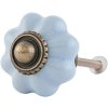 Pomello per mobili Ø 3 cm in grigio - 63504