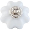 Pomello per mobili Ø 4 cm in bianco - 63514