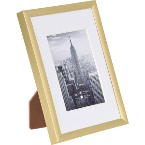 Cornice per quadri Cornice in alluminio Manhattan 10x15 cm oro