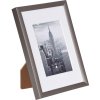 Cornice in alluminio grigio Manhattan 10x15 cm