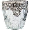 Porta tealight PEARL - 10x10 cm trasparente