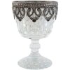 Porta tealight MEDIO - 8x11 cm argento
