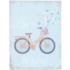 Piastra di testo Romantic - 6H1250 Clayre Eef blu