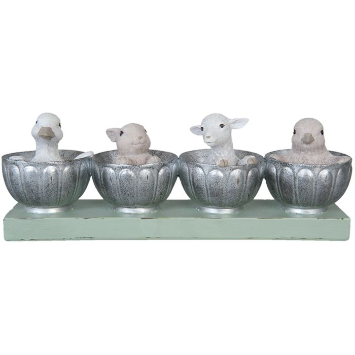 Decorazione animali bambini verde - 6PR1053