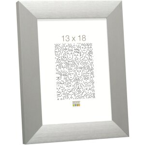 18x24 cm cornice alluminio argento Tibbi