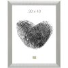 Cornice in alluminio Tibbi in argento in formato 20x28 cm