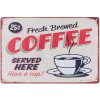 Piastra di testo per caffè - 6Y1675 Clayre Eef rosso