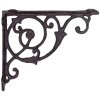 Clayre & Eef 6Y1762 Mensola angolare 3x22x18 cm Marrone Supporto in metallo