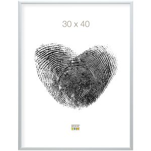 Cornice MAARII in alluminio 30x40 cm argento opaco