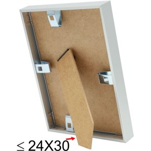 Cornice MAARII in alluminio 30x40 cm argento opaco
