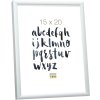 Cornice MAARII in alluminio 30x40 cm argento opaco