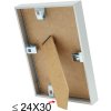 Cornice MAARII in alluminio 30x40 cm argento opaco