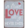 Piastra di testo True Love - 6Y1915 Clayre Eef grigio