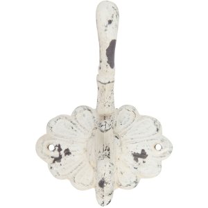 Clayre & Eef Gancio SIMPLY - 10x10x13 cm bianco shabby