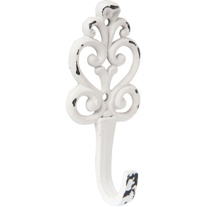 Clayre & Eef Gancio ORNAM - 5x3x12 cm bianco shabby