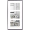 Walther Cornice da galleria in plastica GALERIA 3 foto 13x18 cm nero