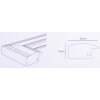 Cornice di legno 15x20 cm marrone provenzale