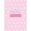 Biglietto per bambini rosa Piccola principessa