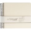 Goldbuch Album a spirale Quaderno Linum beige 22x20 cm 40 pagine color crema