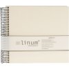 Goldbuch Album a spirale Quaderno Linum beige 22x20 cm 40 pagine color crema