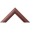 Cornice in legno H004 mogano vetro da museo 50x70 cm