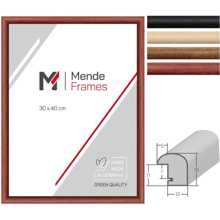 Telaio in legno H004 - vetro speciale e dimensioni speciali