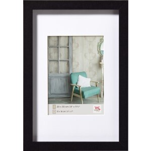 Walther Cornice in legno Stoccolma nero 30x40 cm