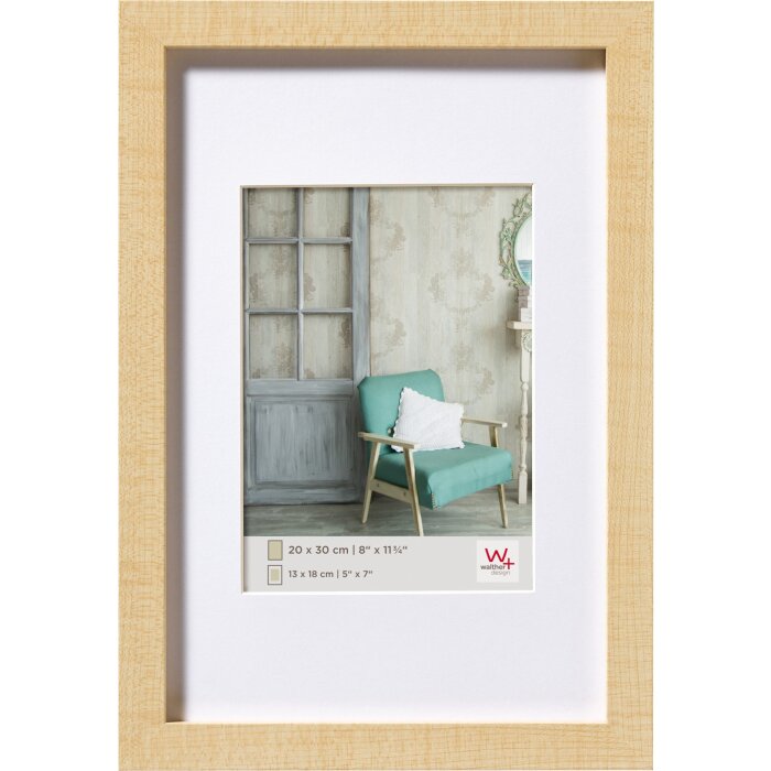 Walther Cornice in legno Stoccolma naturale 30x40 cm