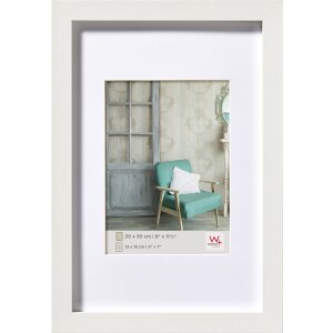 Walther Cornice in legno Stockholm white 30x40 cm con...