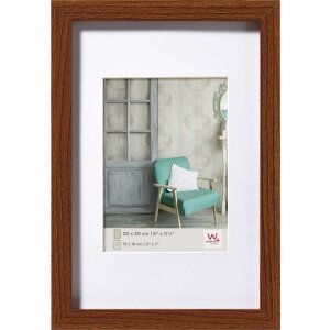 Cornice in legno Stoccolma noce 40x50 cm
