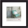 Telaio in legno Walther Stockholm nero 30x30 cm con Passepartout 18x18 cm